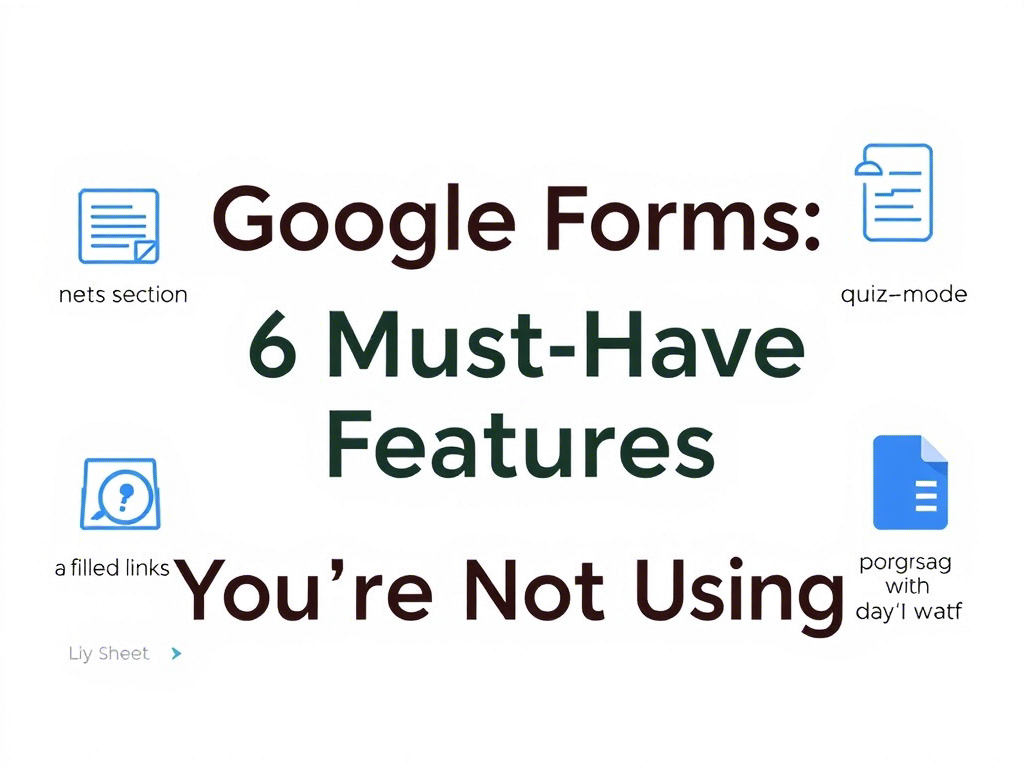 Google Forms- 6 Must-Have Features You are Not Using